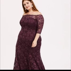 Lace Evening Gown Special Occasion Torrid Size 18